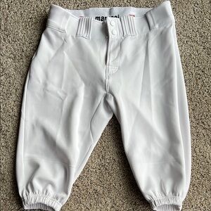 White Marucci Baseball Pants